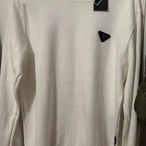 White Long Sleeve Tee